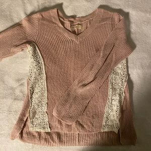 Hollister Lace Knit Sweater